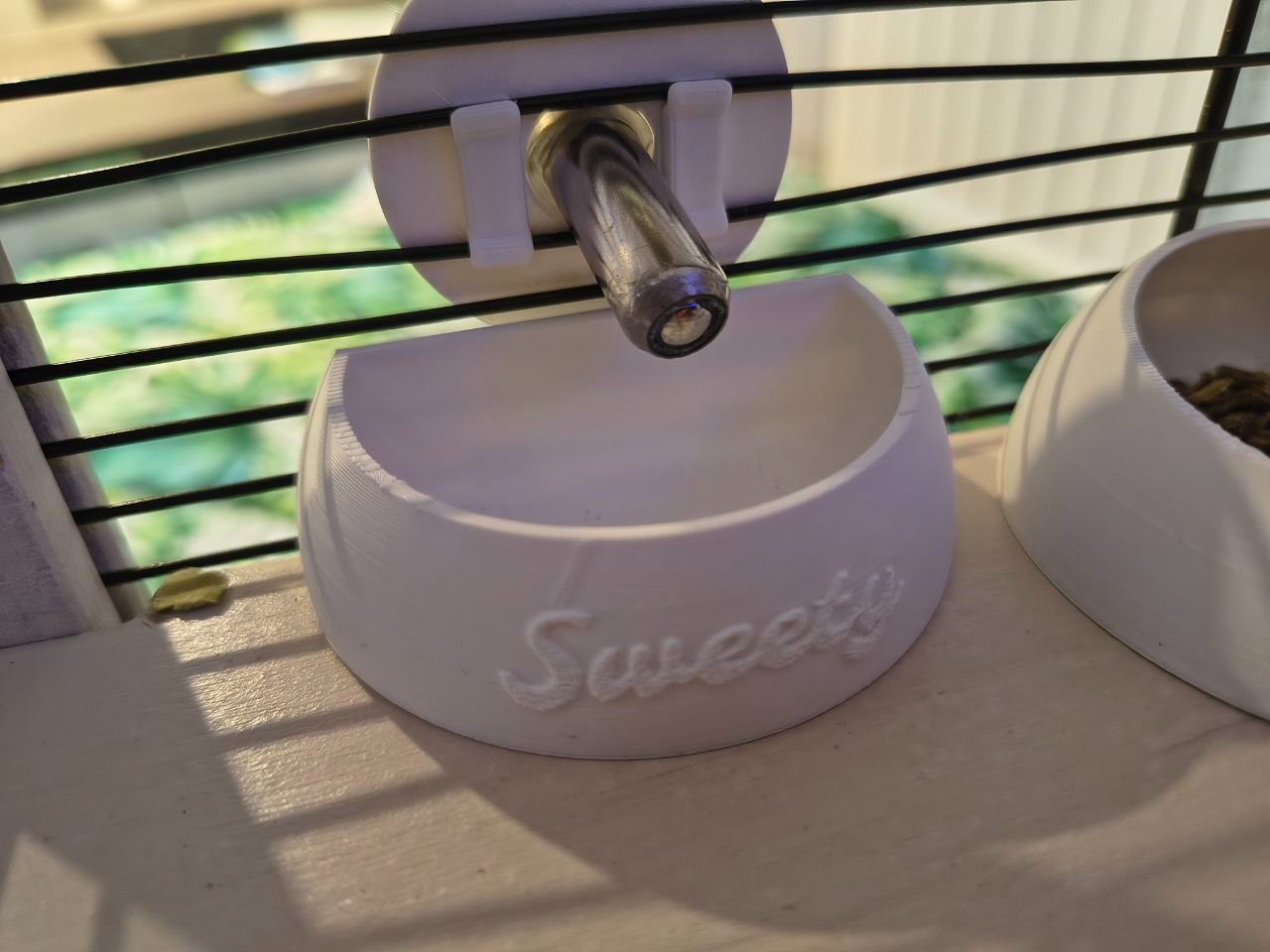 Drip tray / Feeder for Hamsters or small Rodents