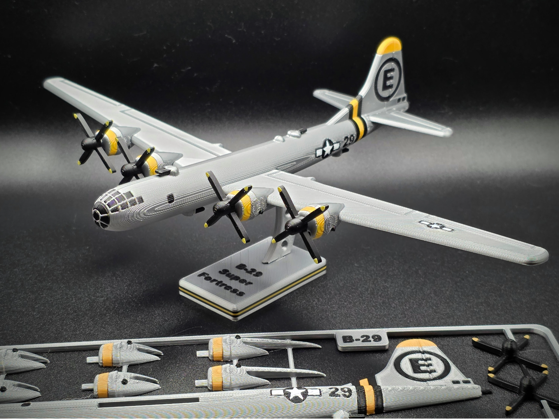 B-29 Plane Kit Card