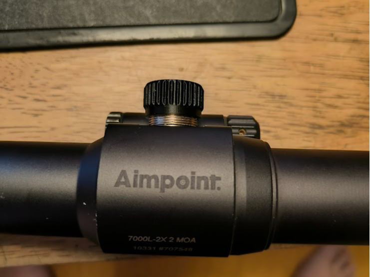 Aimpoint 7000 adjustment screw covers