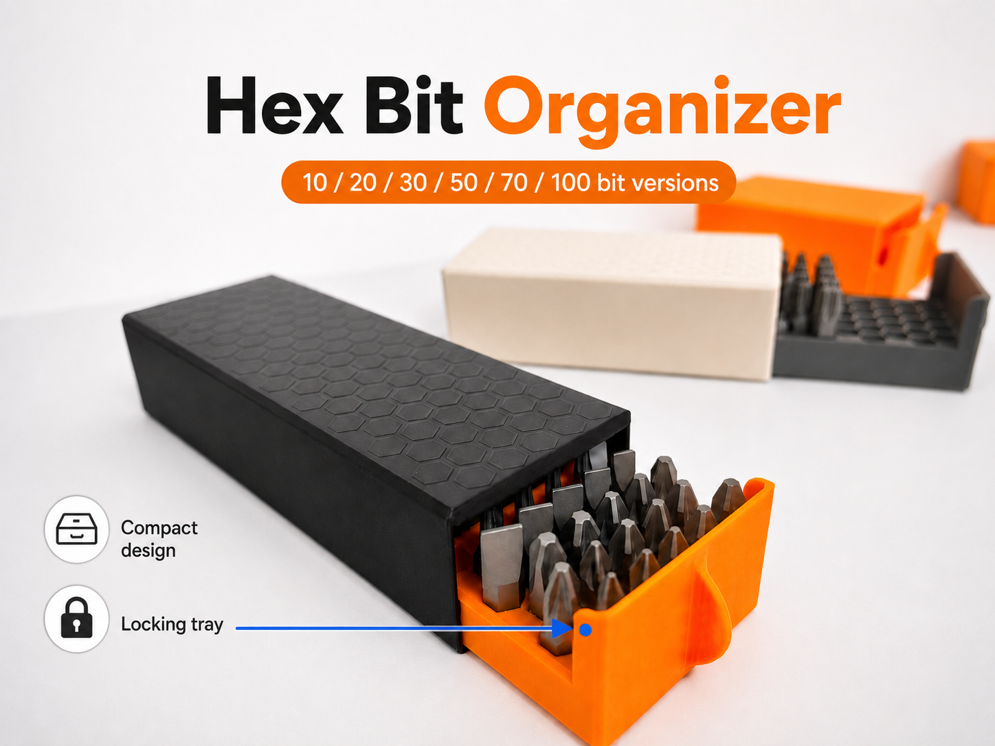 Hex Bit Organizer (up to 100 bits!)