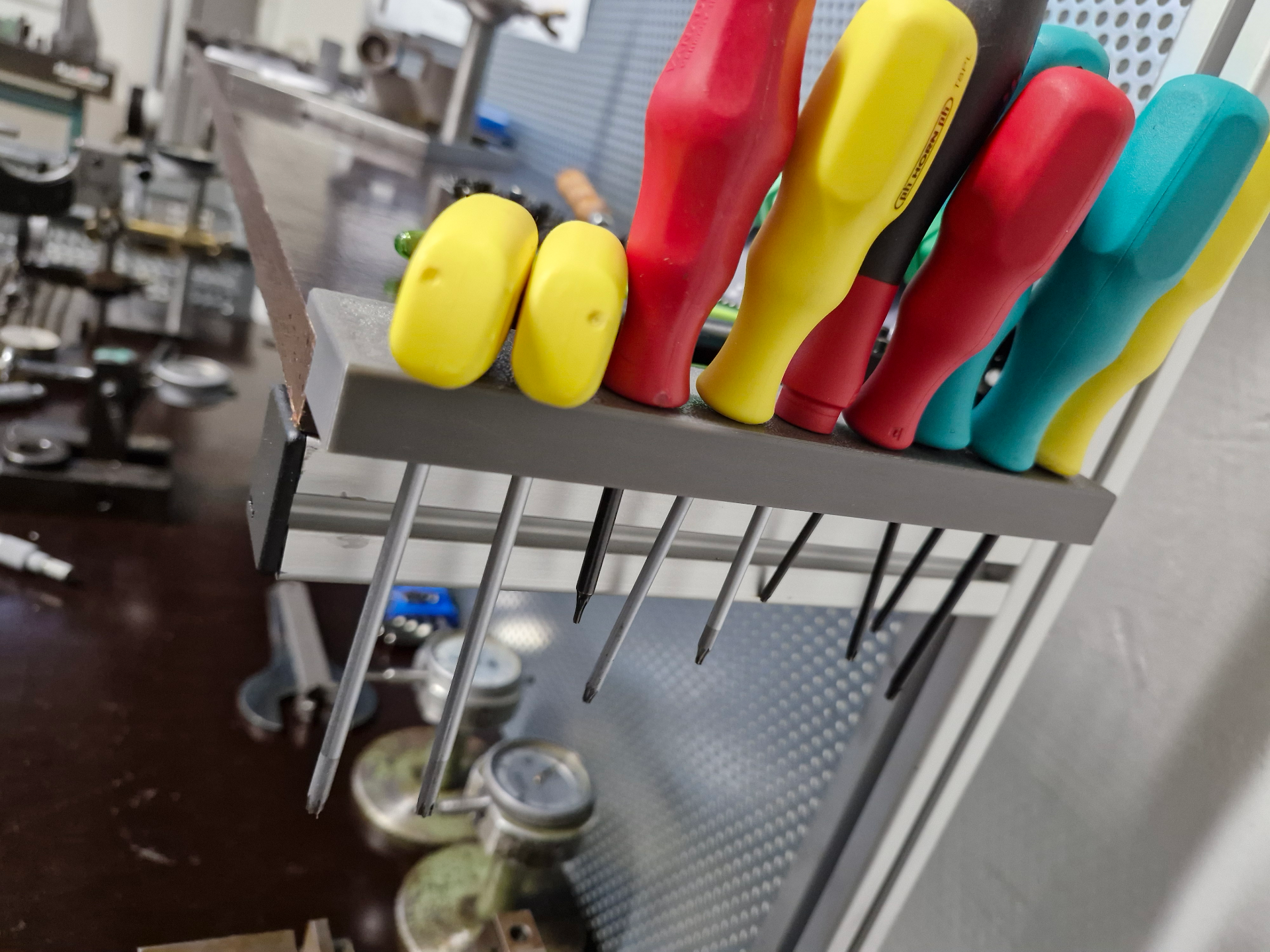 Werkzeughalterung Messtisch