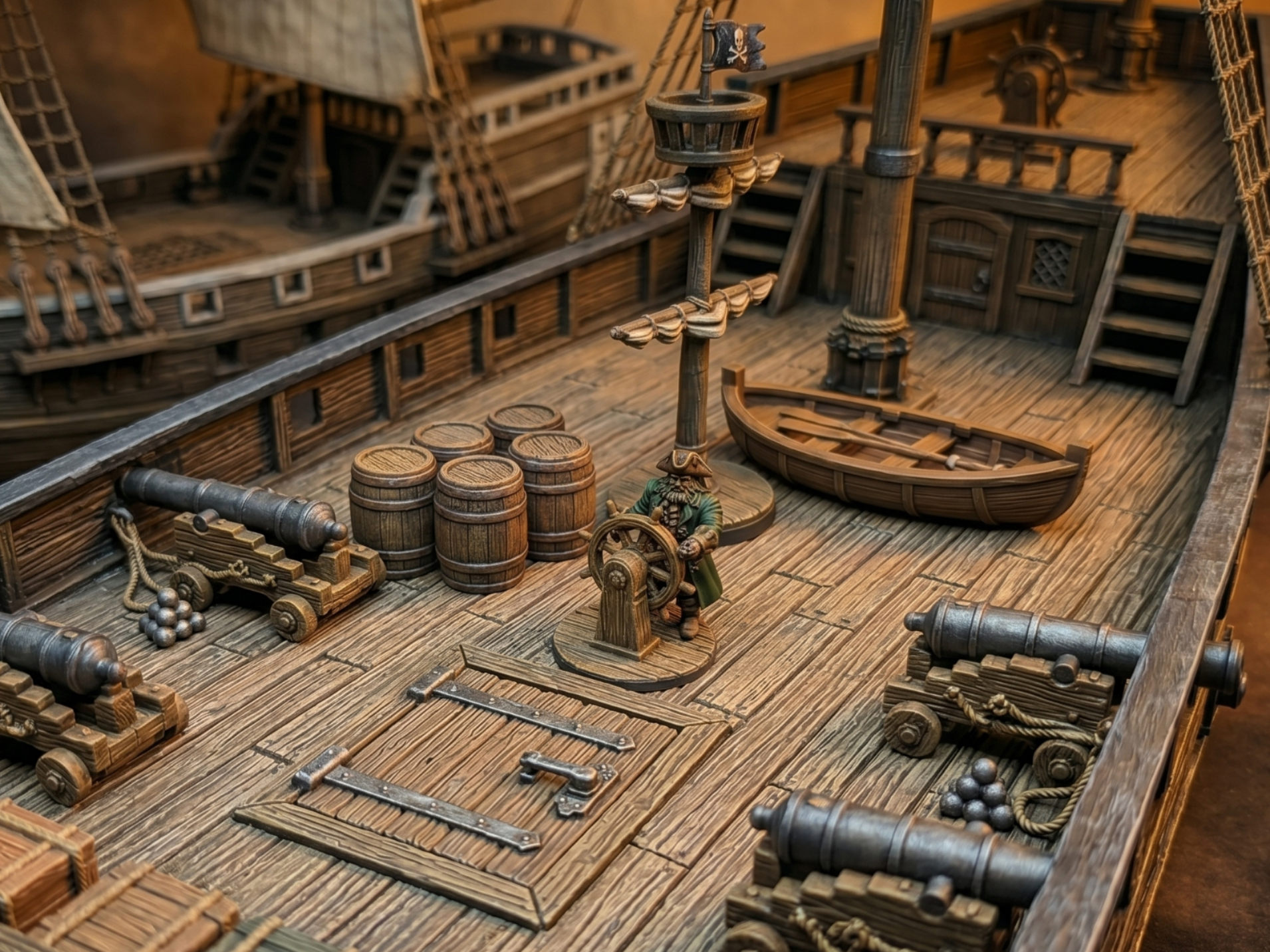 DnD Pirate Ship or Galleon terrain miniatures
