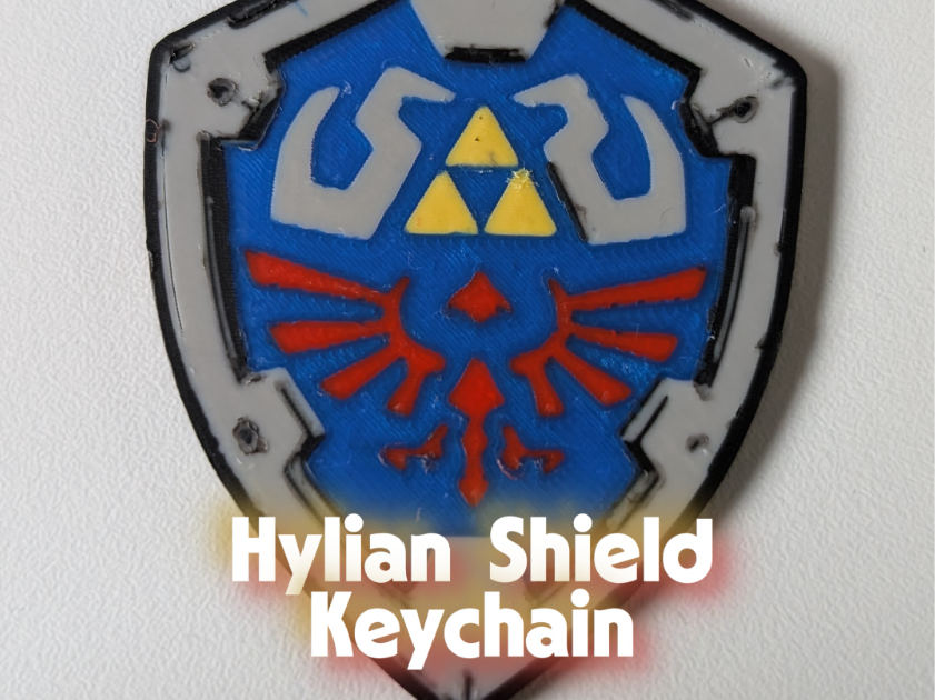 Hylian Shield Keychain - Legend of Zelda