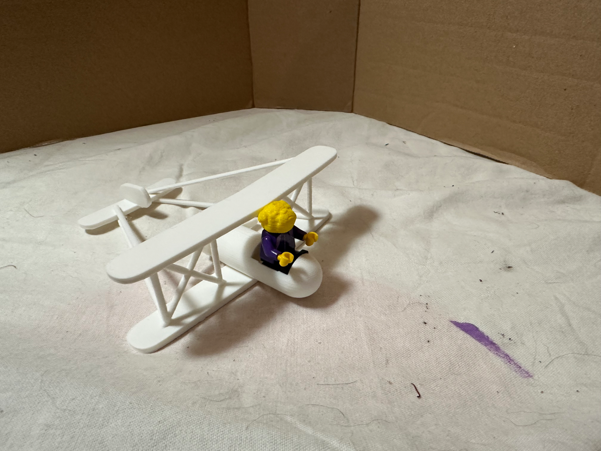 Brick-Compatible World War I British Pusher Plane