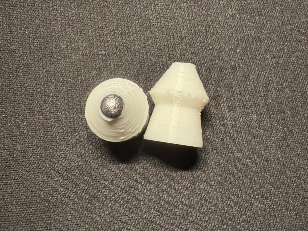 pointed .50Cal Diabolo Adaptor for 4,5mm Diabolos
