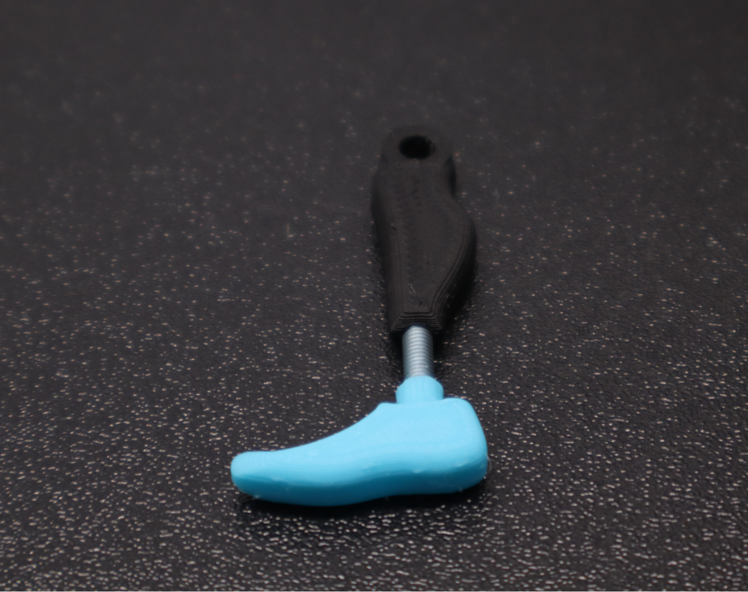 Prosthetic leg keychain