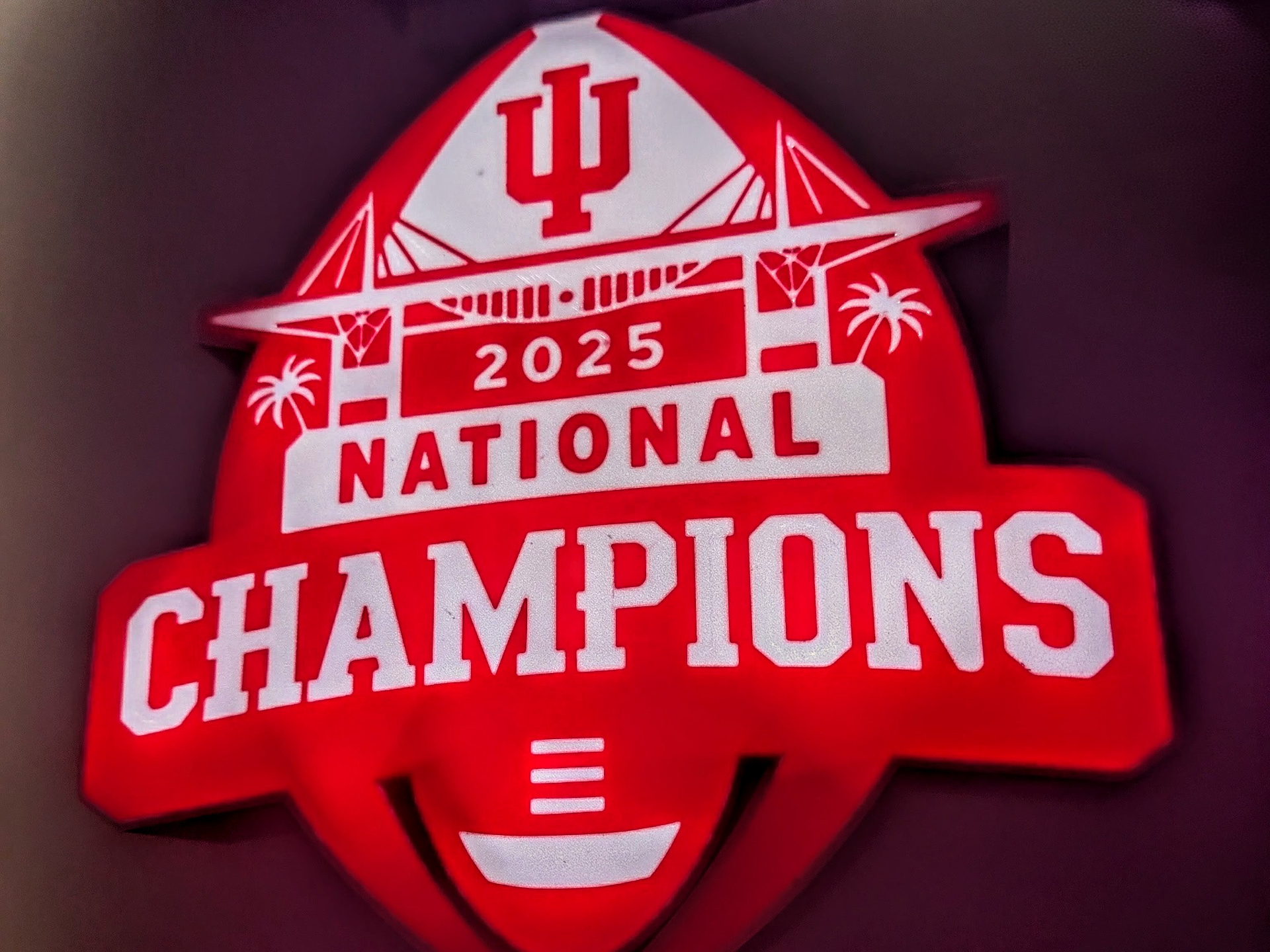 Indiana Hoosiers 2025 National Champions Lightbox