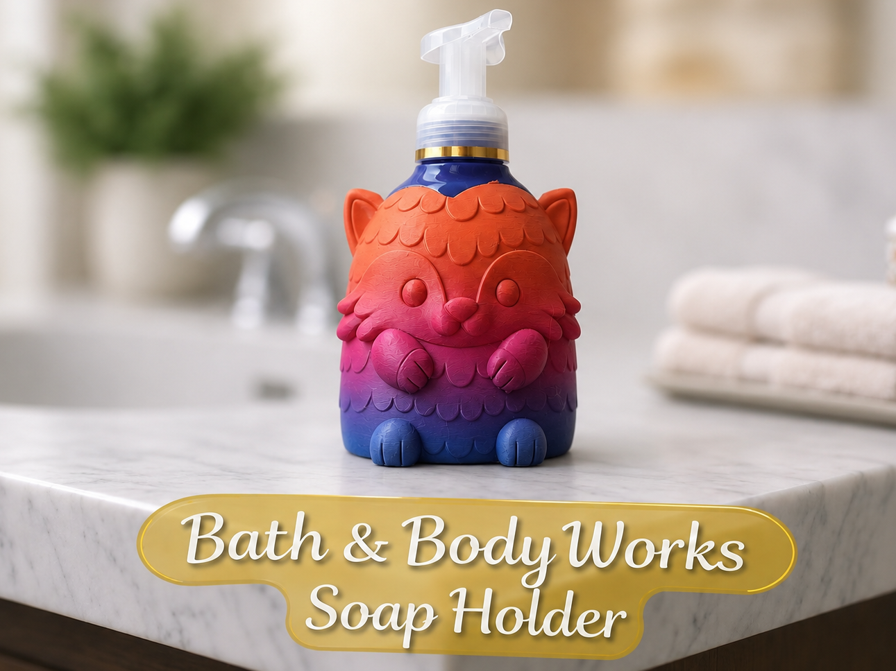 Fox Bath & Body Works Soap Holder SimplePrint