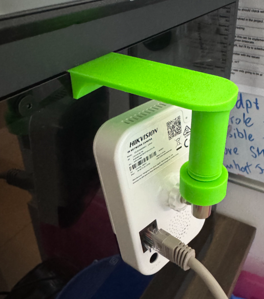 Hikvision camera BambuLab door adapter/mount