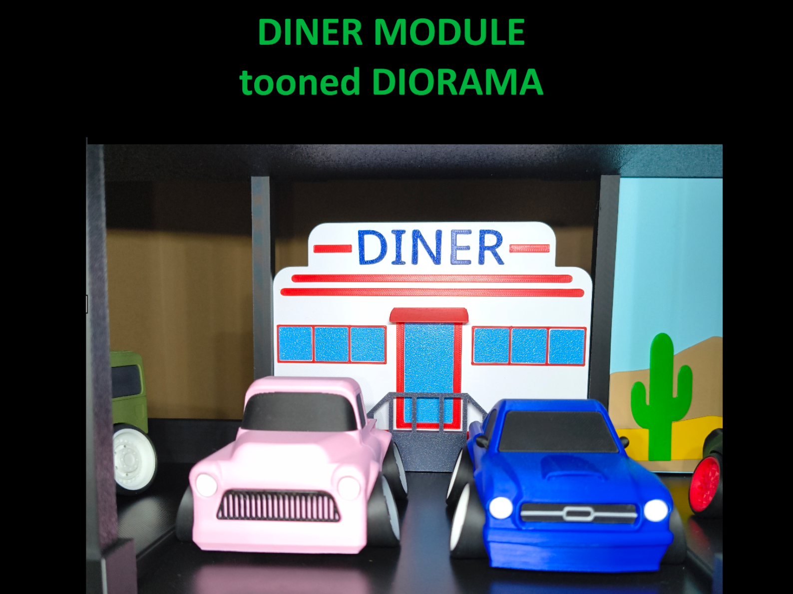Diner Modul für tooned diorama