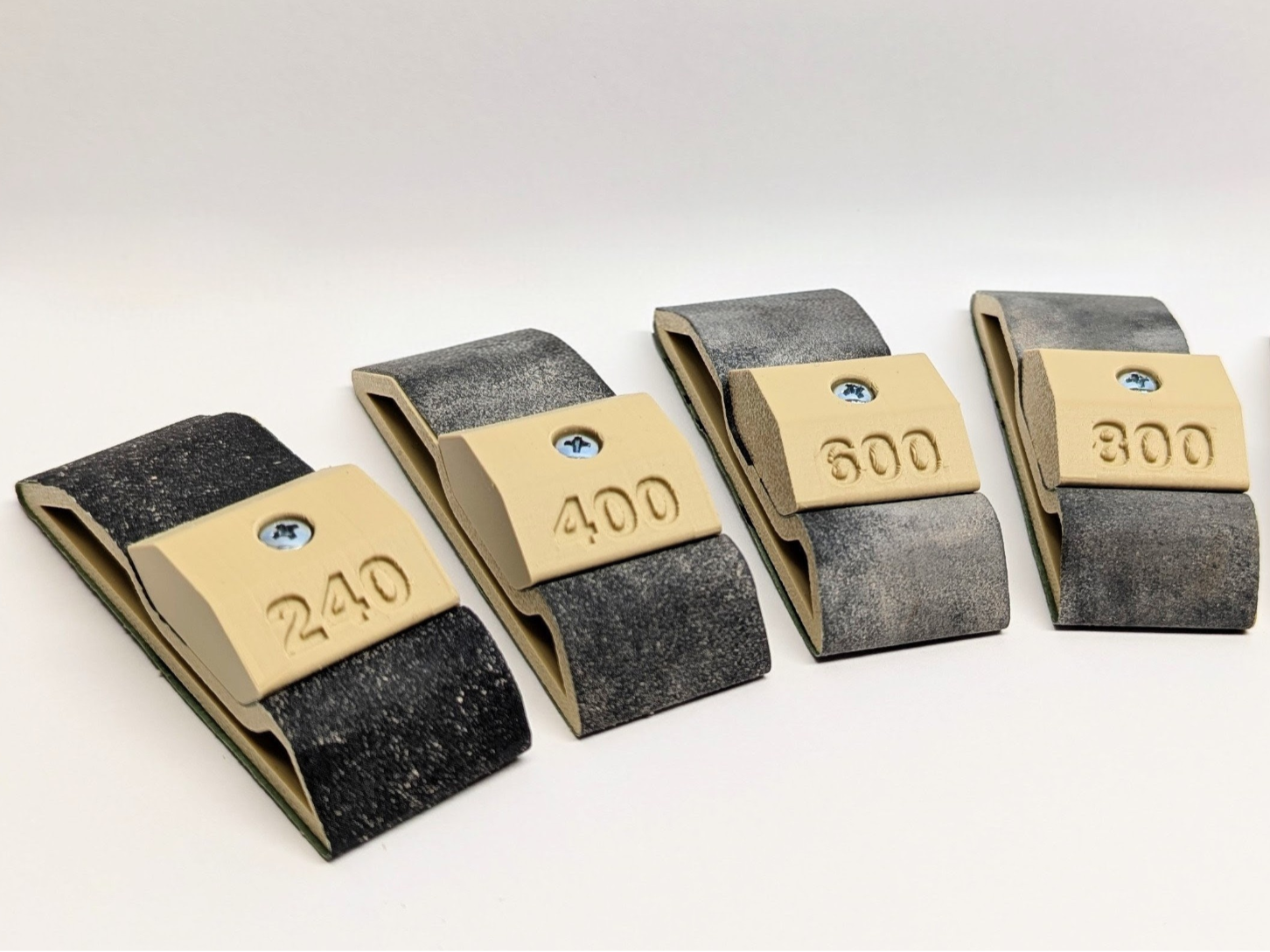Mini Sanding Block - 8 grits (160mm x 25mm paper)