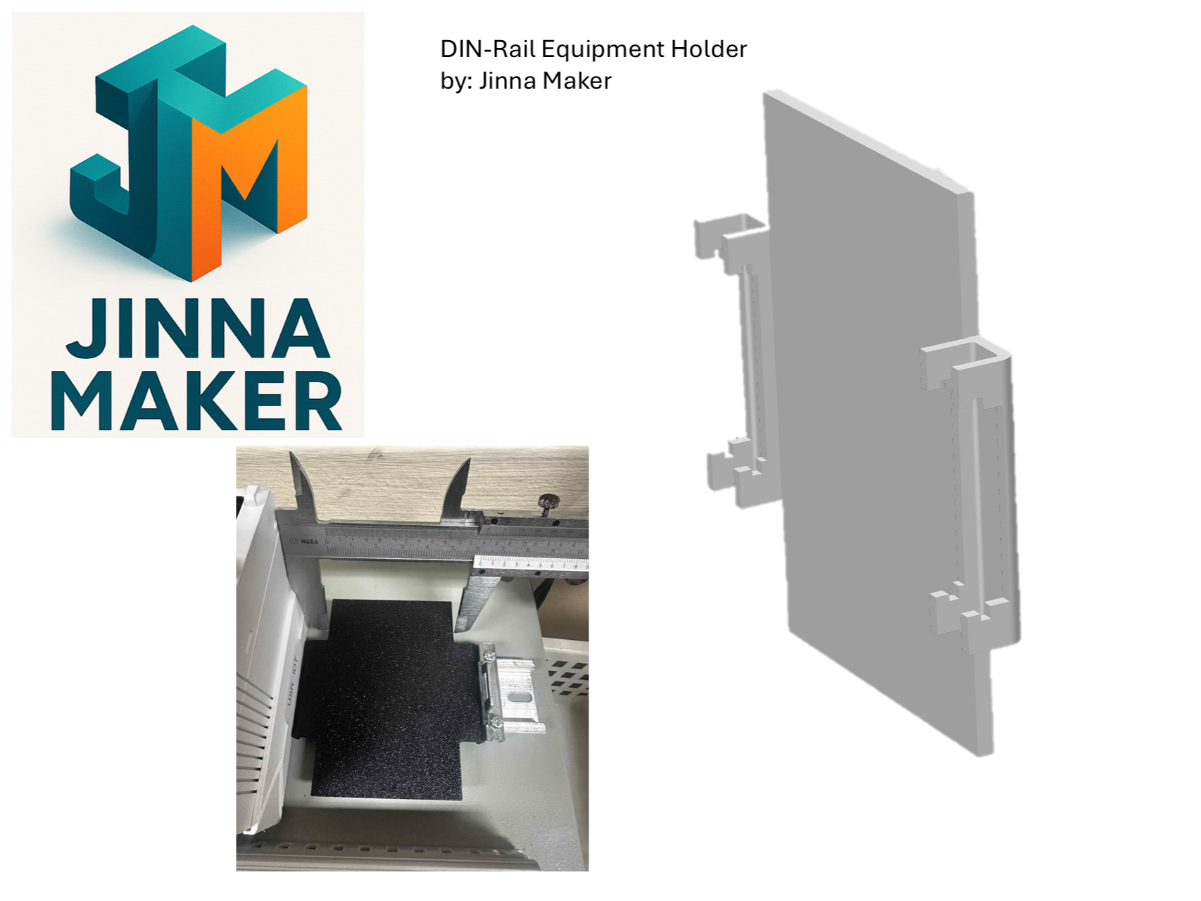 DIN-Rail Equipment Holder