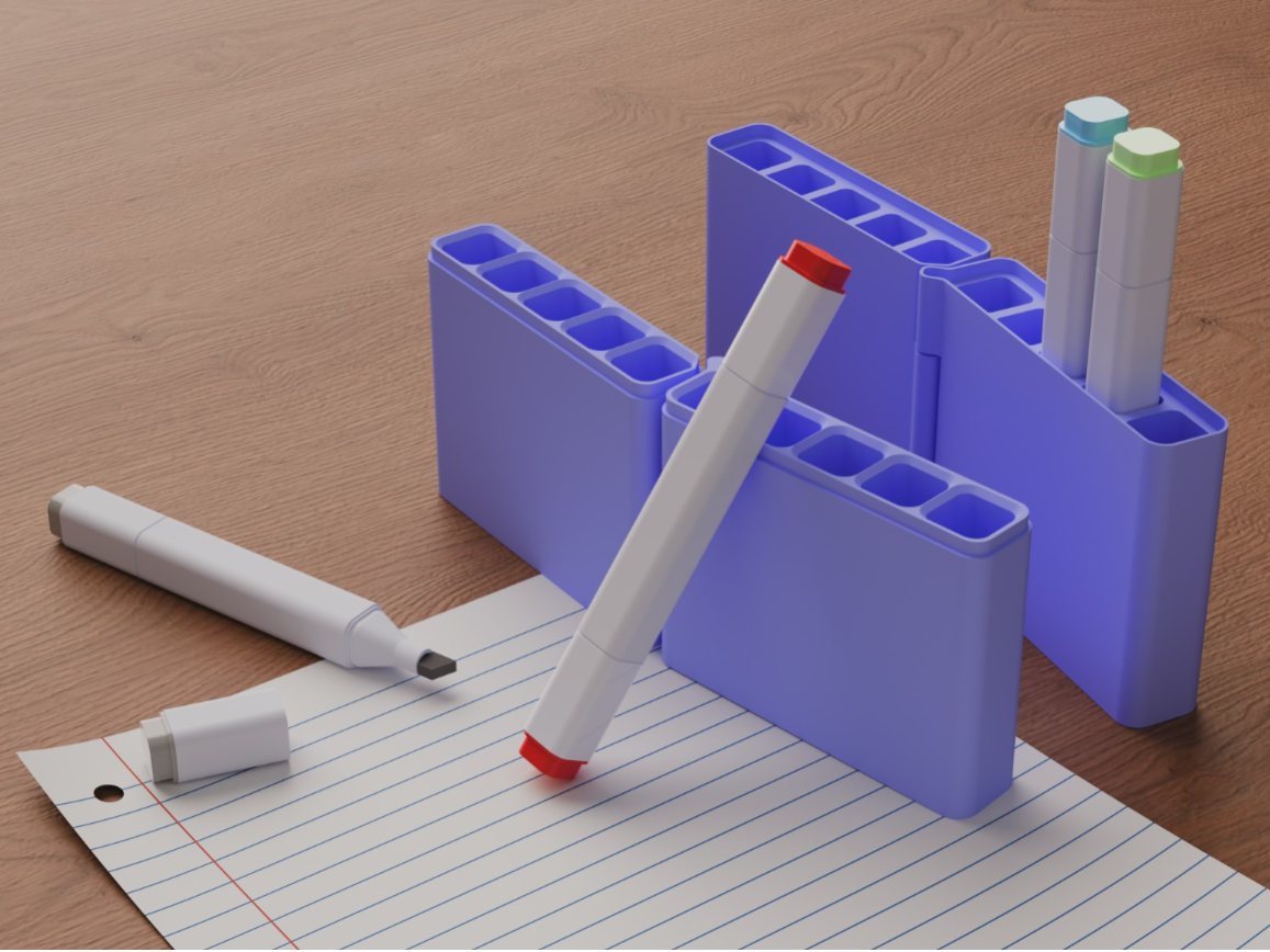 Foldable Pen Holder