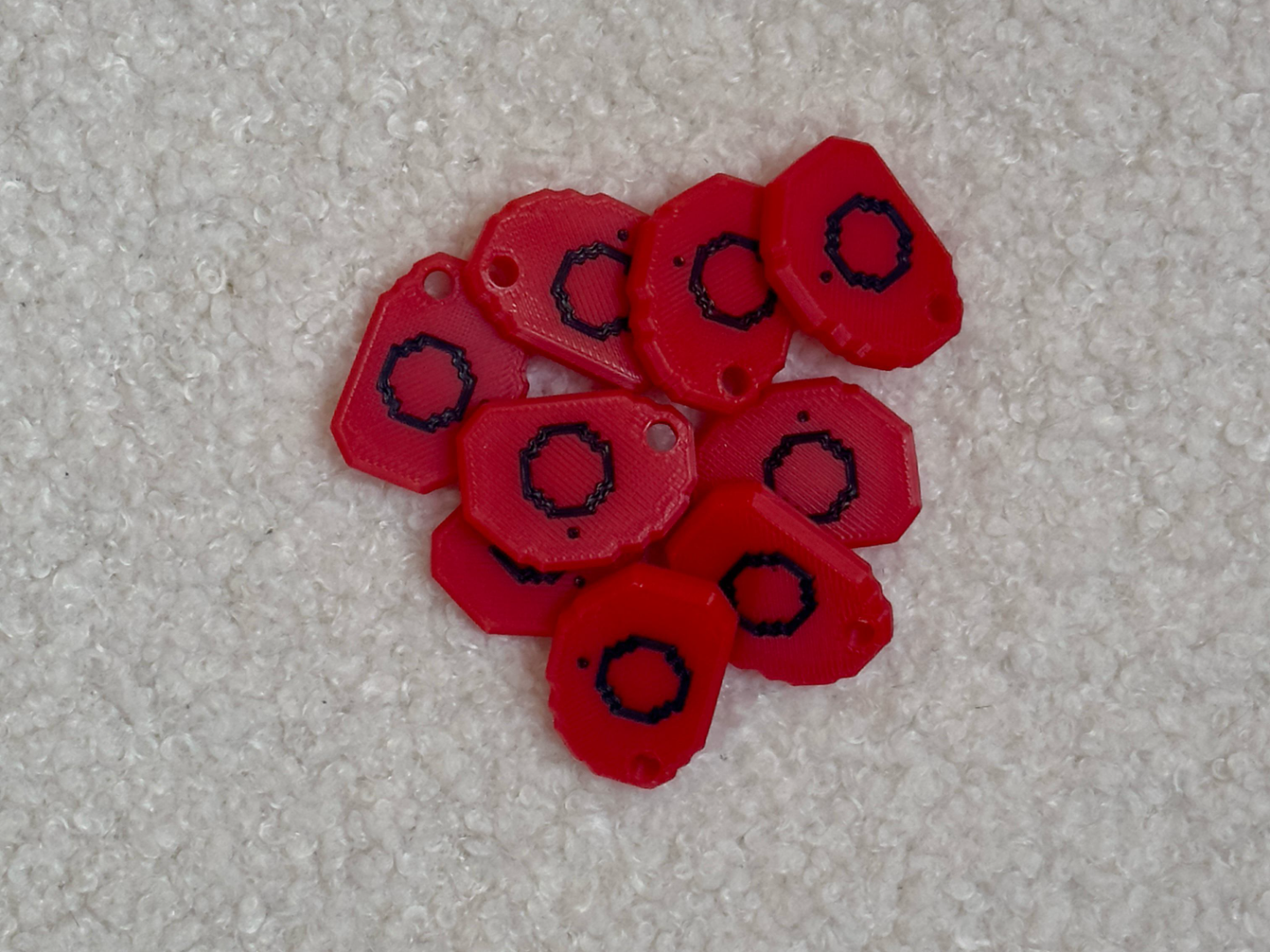 Tibia Great Fireball Rune Keychain (NO AMS)
