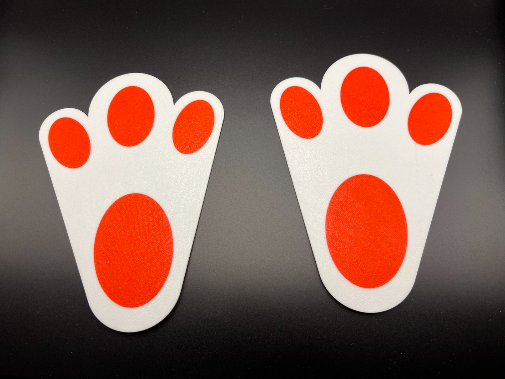 Easter bunny footprints
