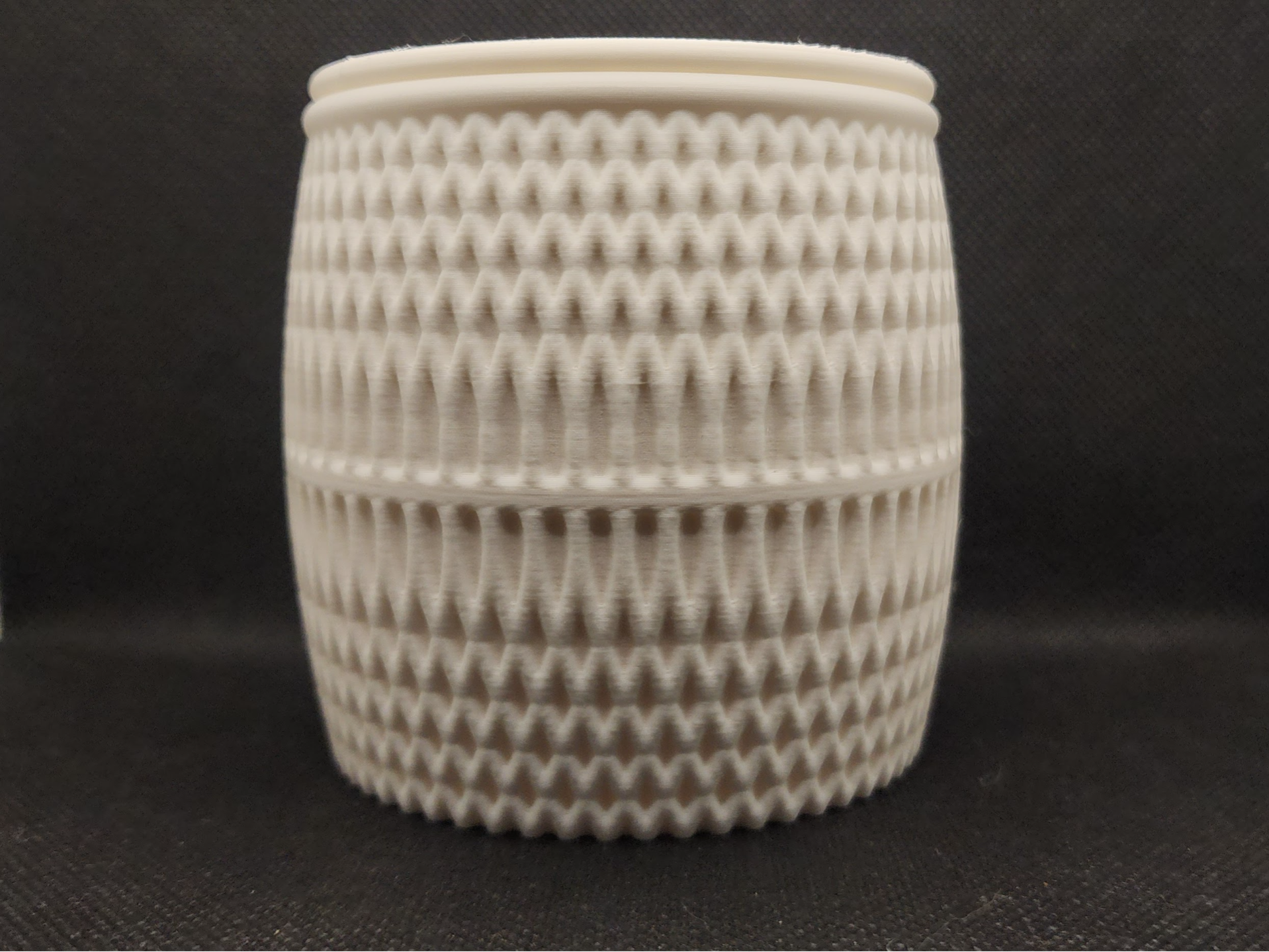 Modern Q-Tip Jar with Lid