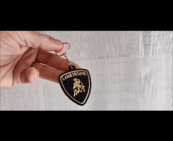 Lamborghini keychain on both sides Llavero Lamborghini por las dos caras