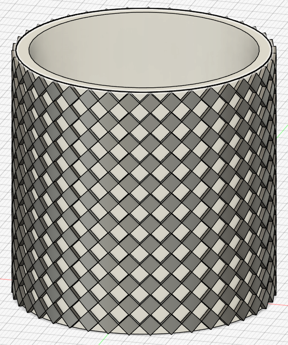 Diamond Patterned Cup