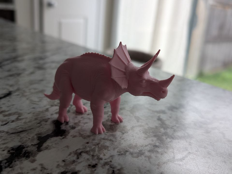 Realistic Triceratops Dinosaur