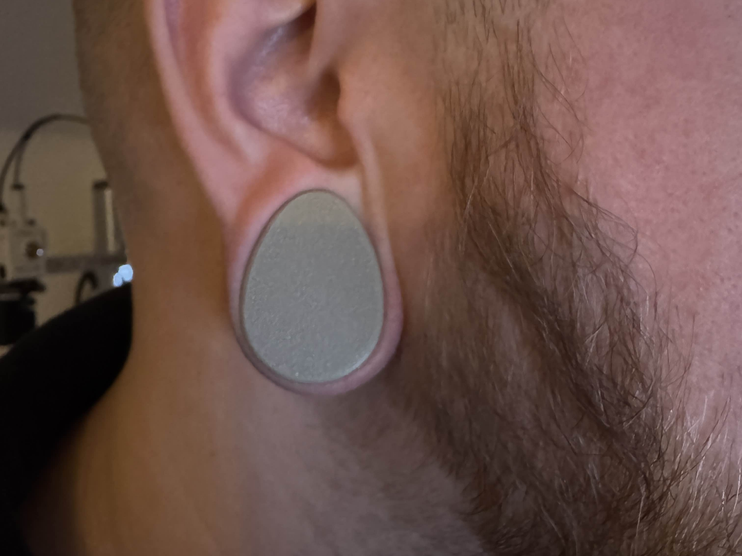 Tear Drop Ear Gauges 6-40mm Multiple Plates