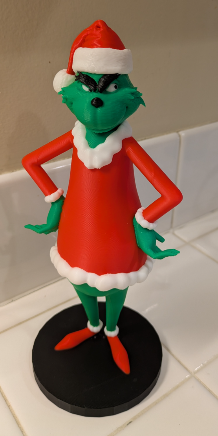 4 Color Painted Grinch