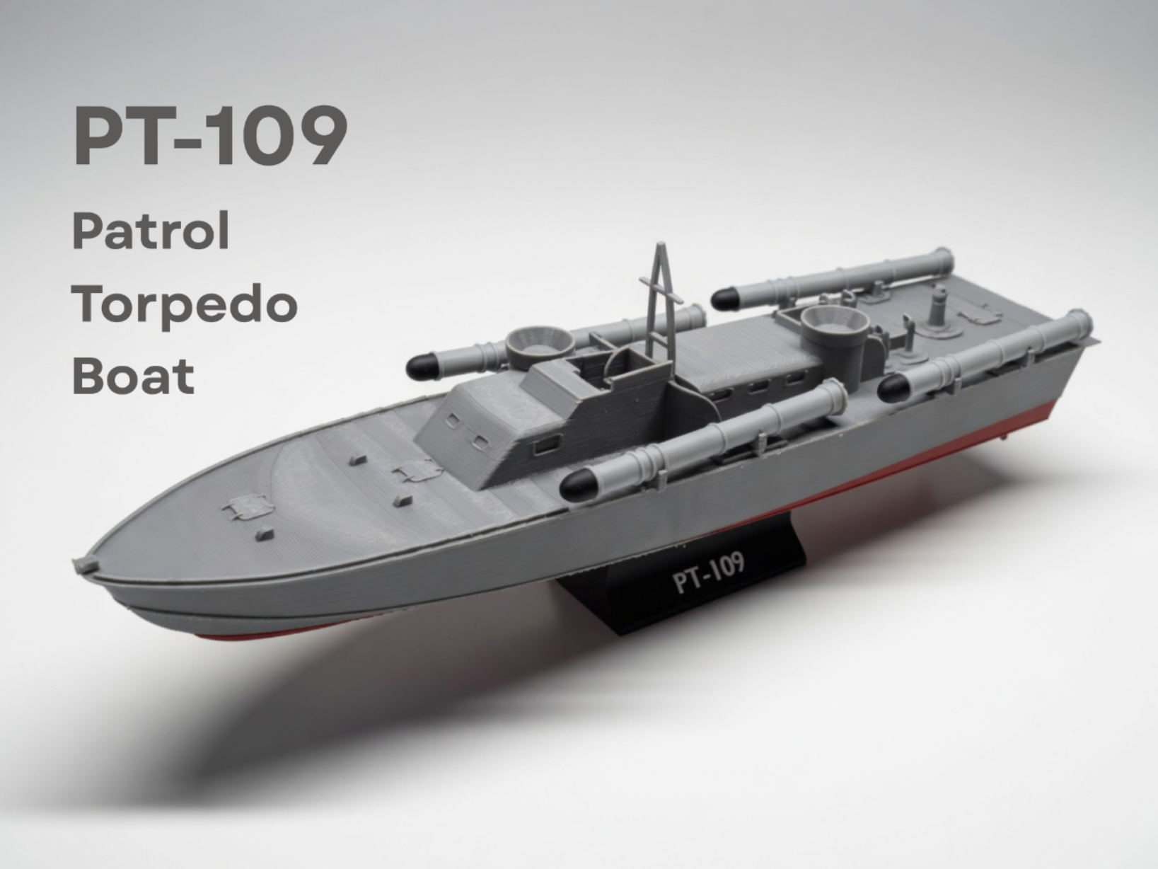 PT-109 Patrol Torpedo Boat Scale Model