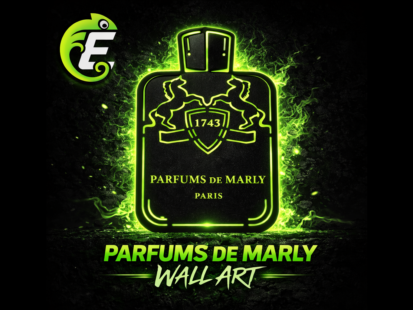 Magnetic Perfume Bottle Wall Display PDM