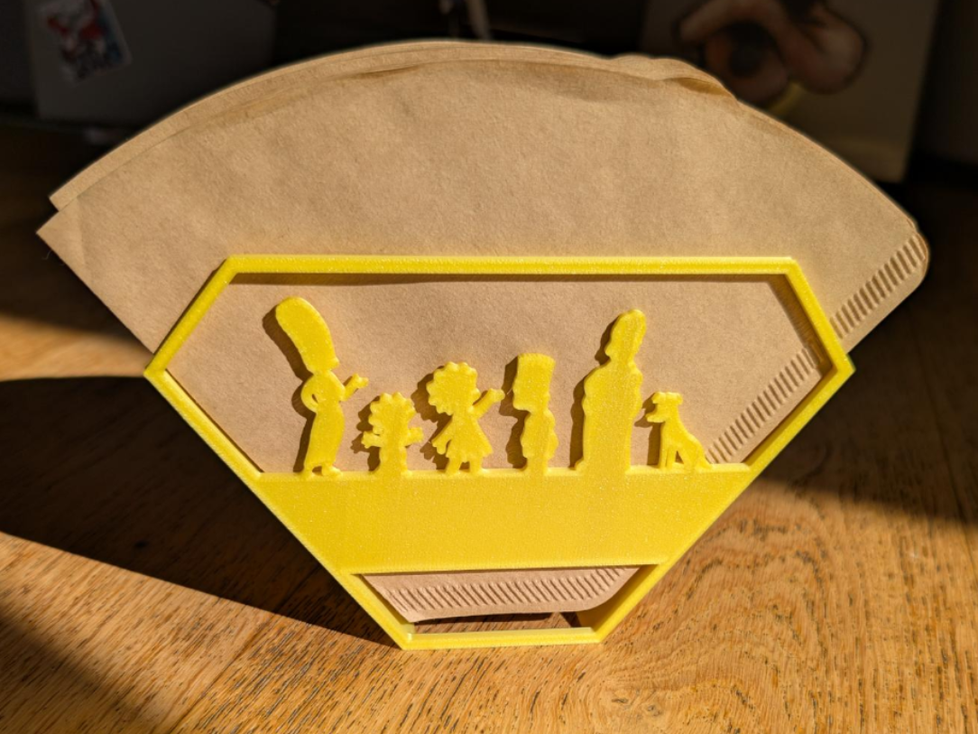 Kaffeefilterhalter - Size 4 - Die Simpsons