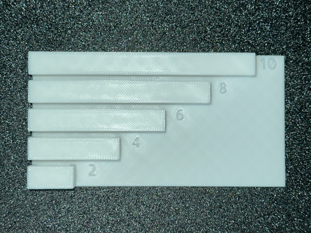 Bridging Stress Test (2 -10 cm)