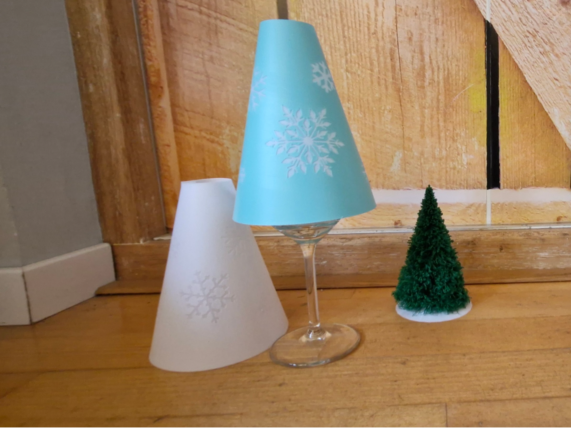 lampshade for wine glass