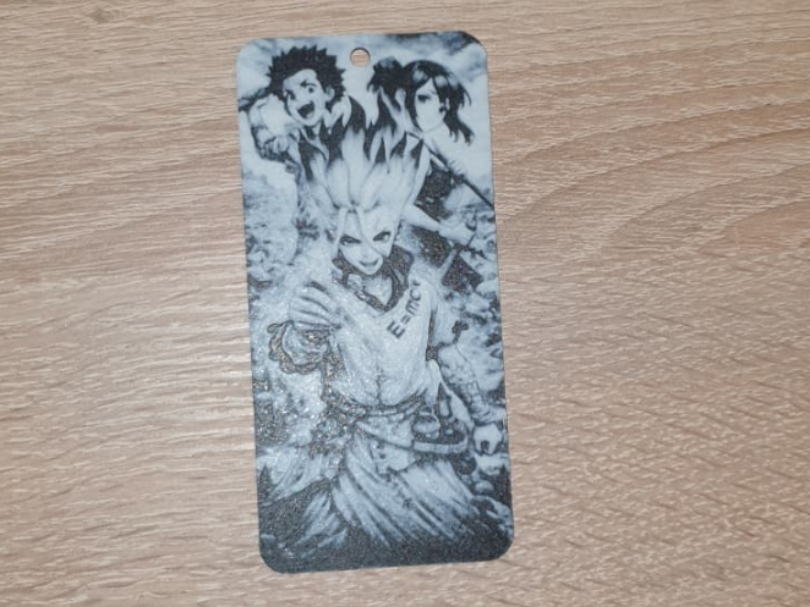 Dr Stone Bookmarker HueForge