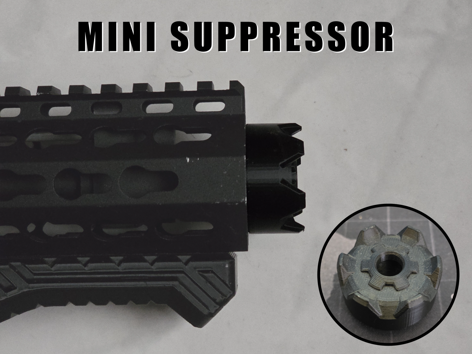 Mini Suppressor 35mm (14mm CCW) - CQB Edition