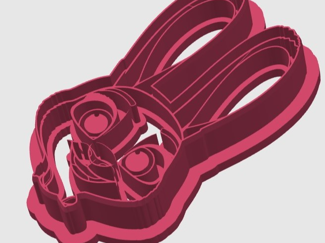 Cookie cutter Judy Hopps de Zootopia Disney movie