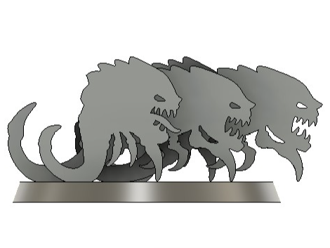2D Proxy Tyranid  Ripper Swarm