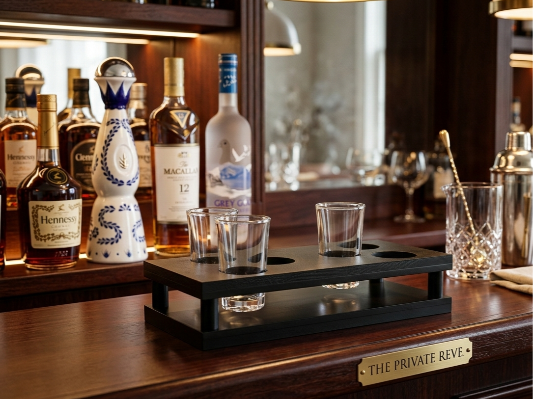 6ct Shot Glass Flight Holder