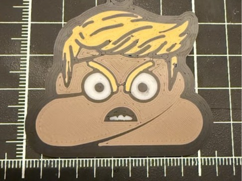 Drump Poop Keychain