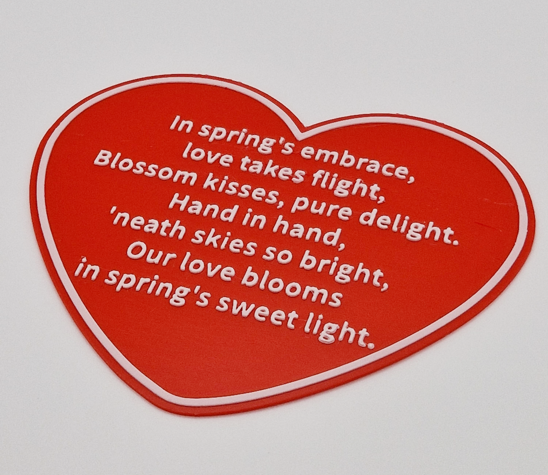 Love heart, customizable