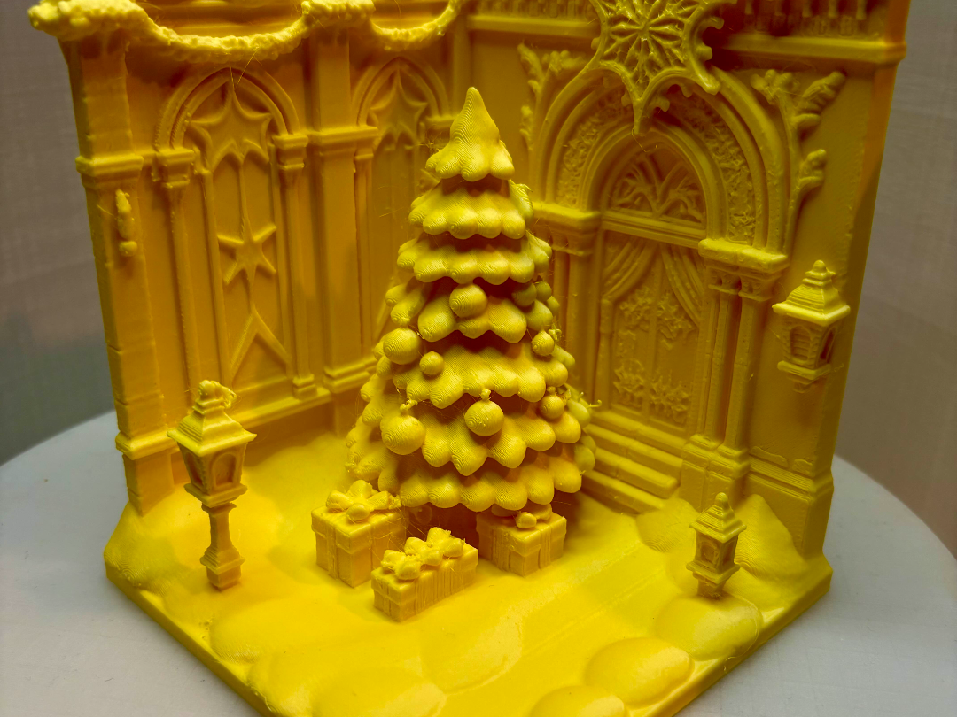 Frostlight Courtyard – The Winter Gate of Gifts