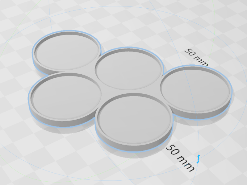 Move trays for 32mm Bases for Wargaming