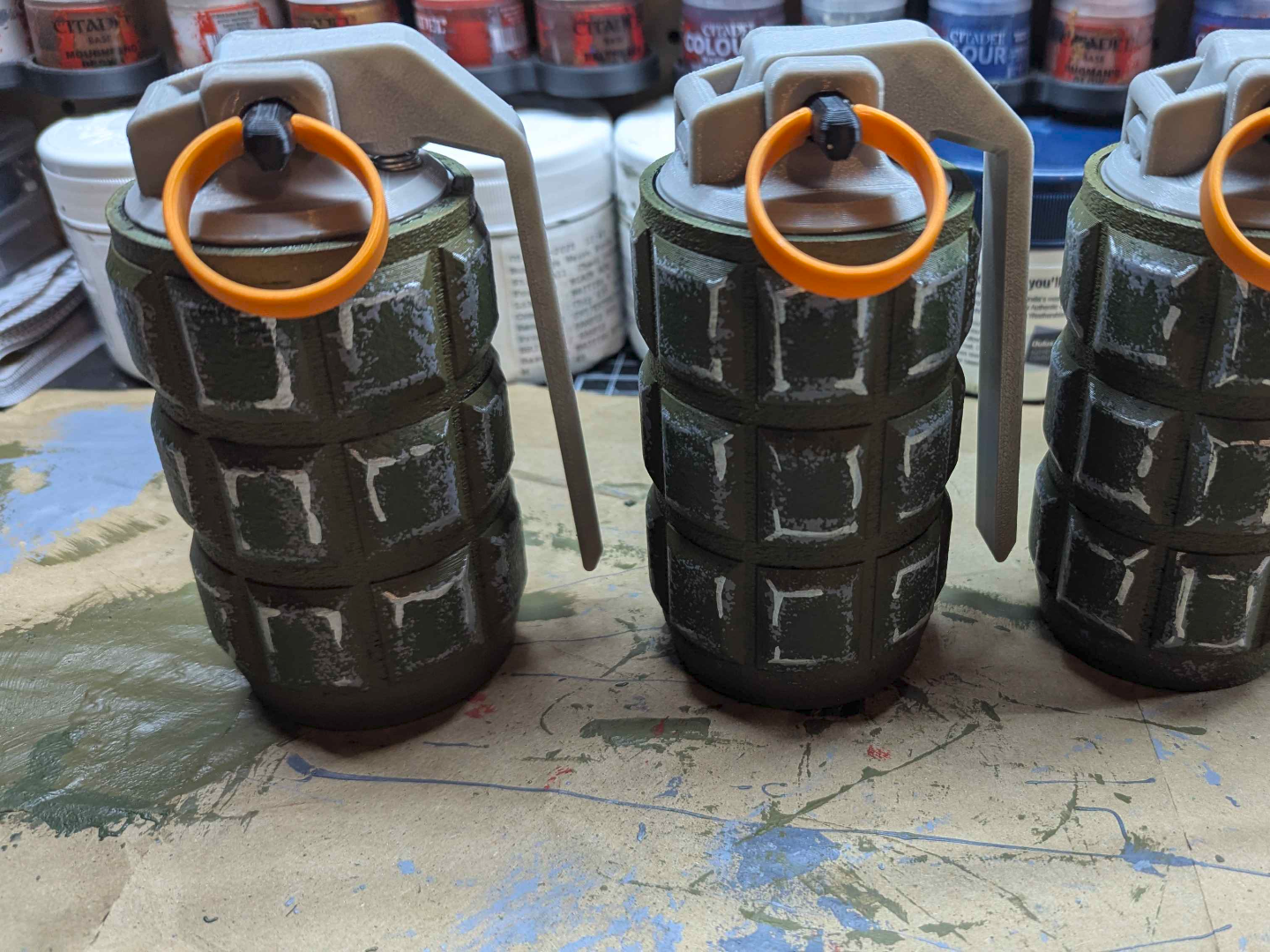 Spring Loaded Space Grenade