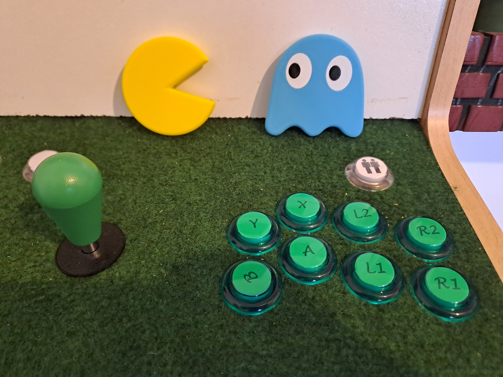 Pac-Man & Fantômes – Diorama multicolore
