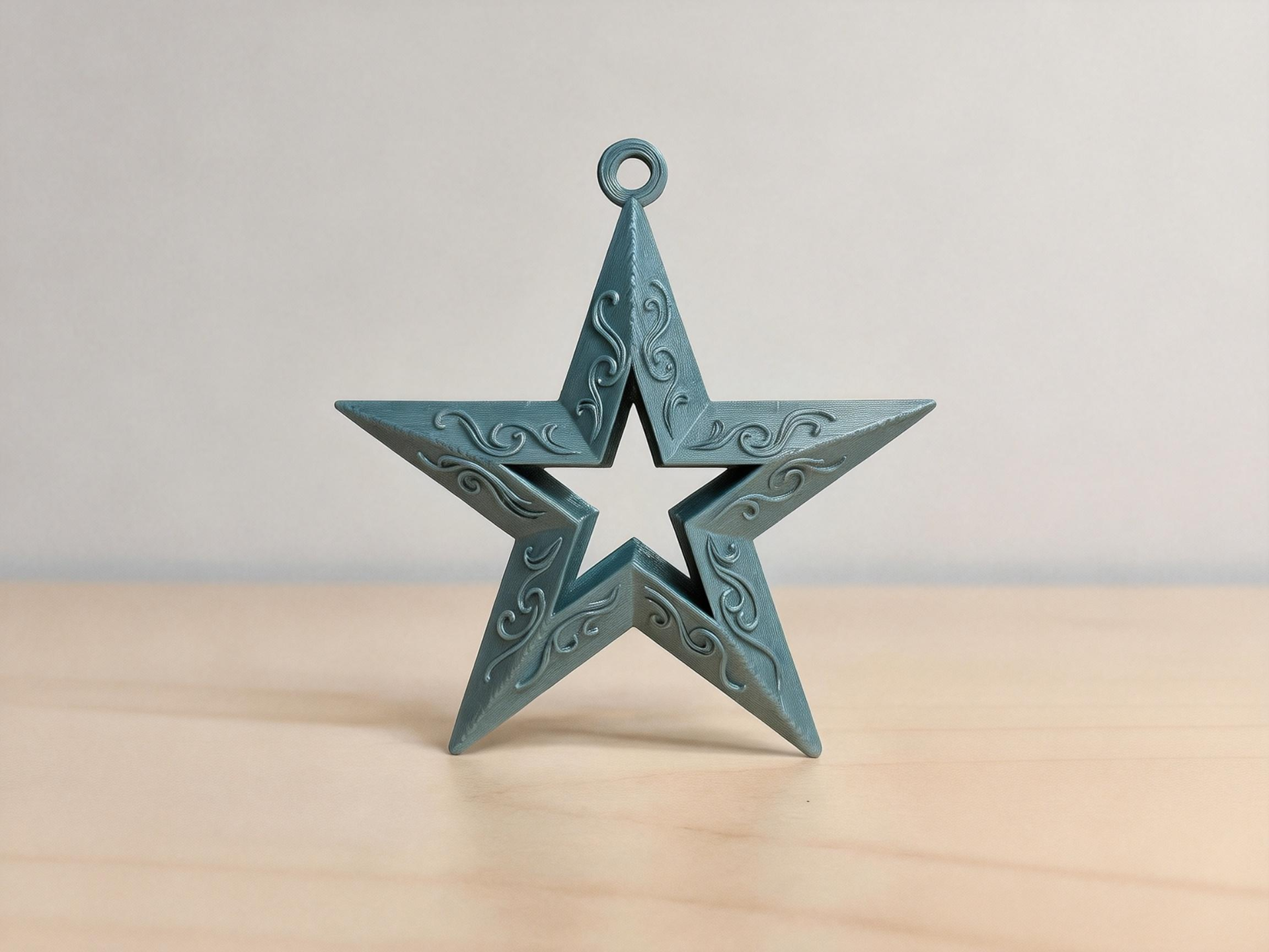 Scrollwork Star Ornament