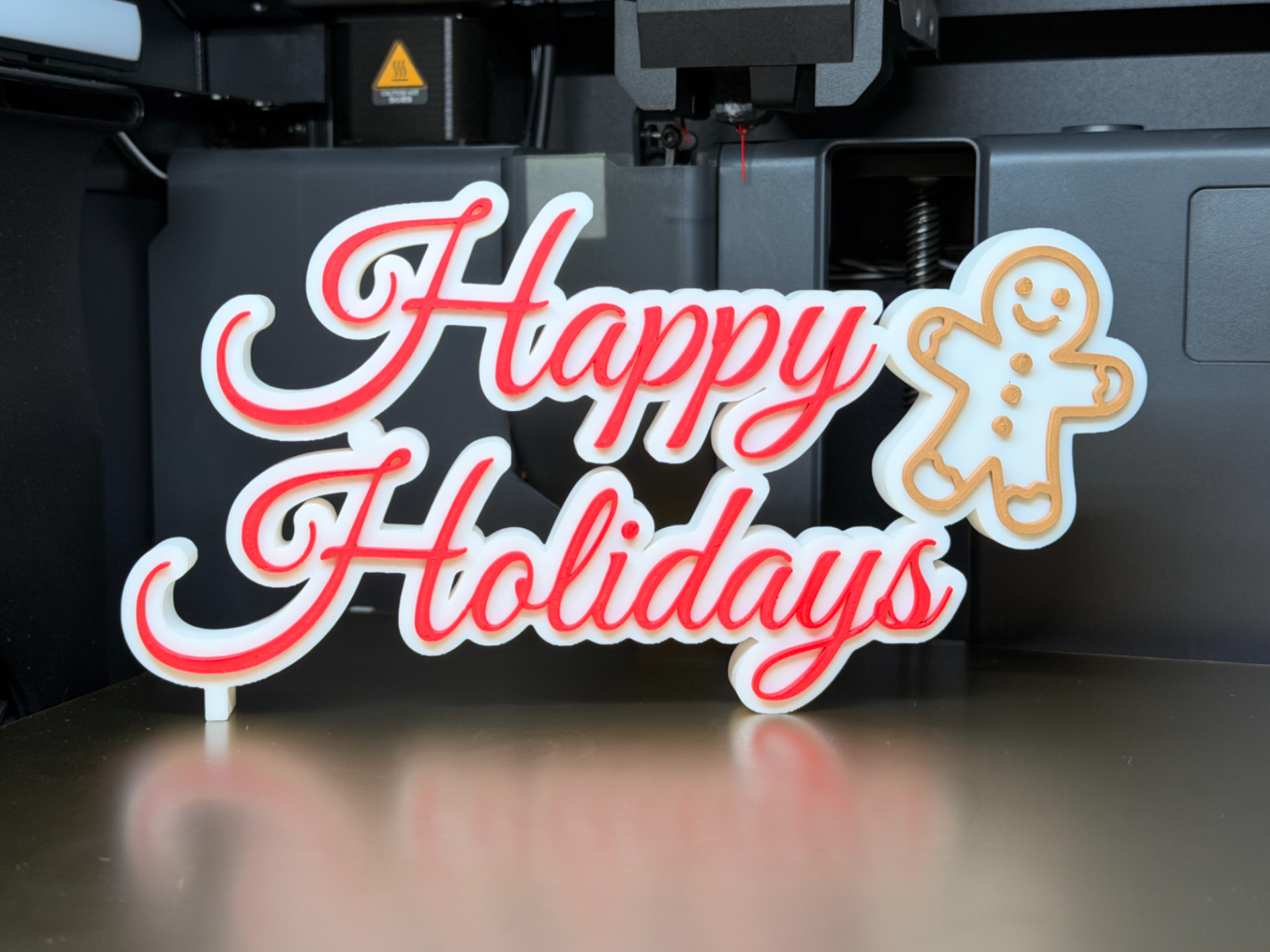 Happy Holidays - Gingerbread Man