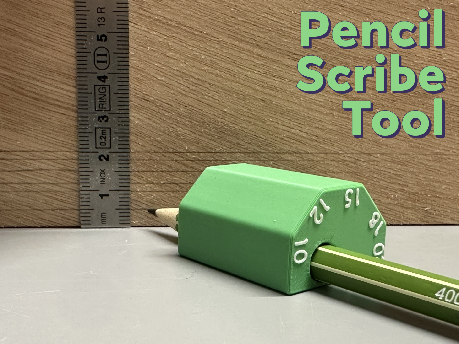 Pencil/PicaDry Scribe Tool (Metric and Imperial)