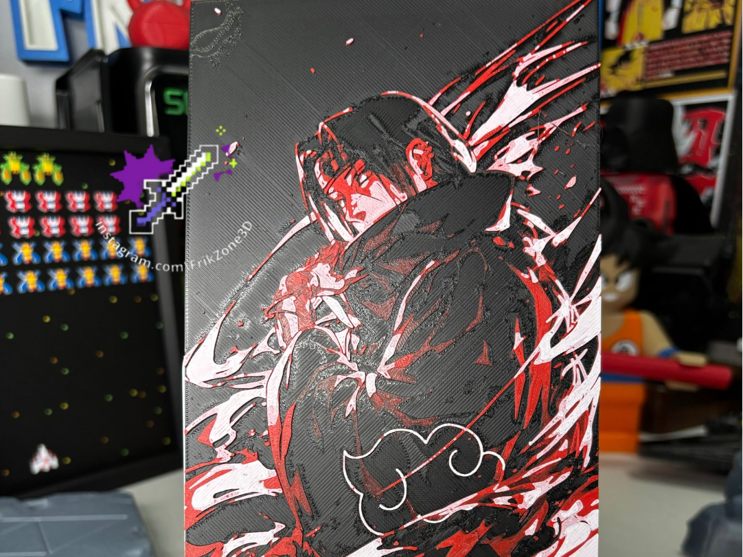 Unique Itachi Hueforge Art
