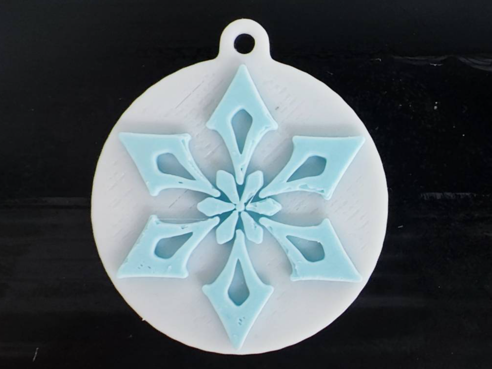 Genshin Cryo Keychain