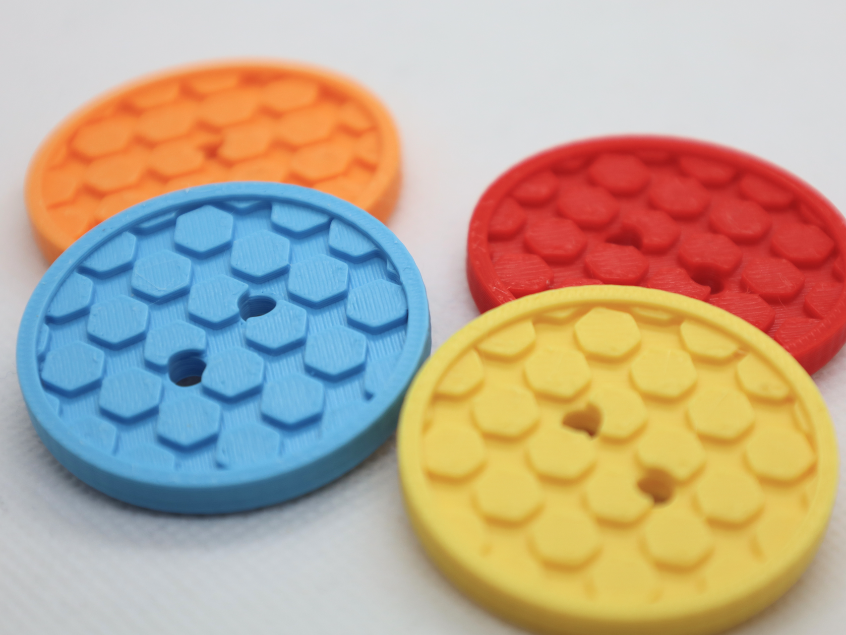 Juego botones texturizados