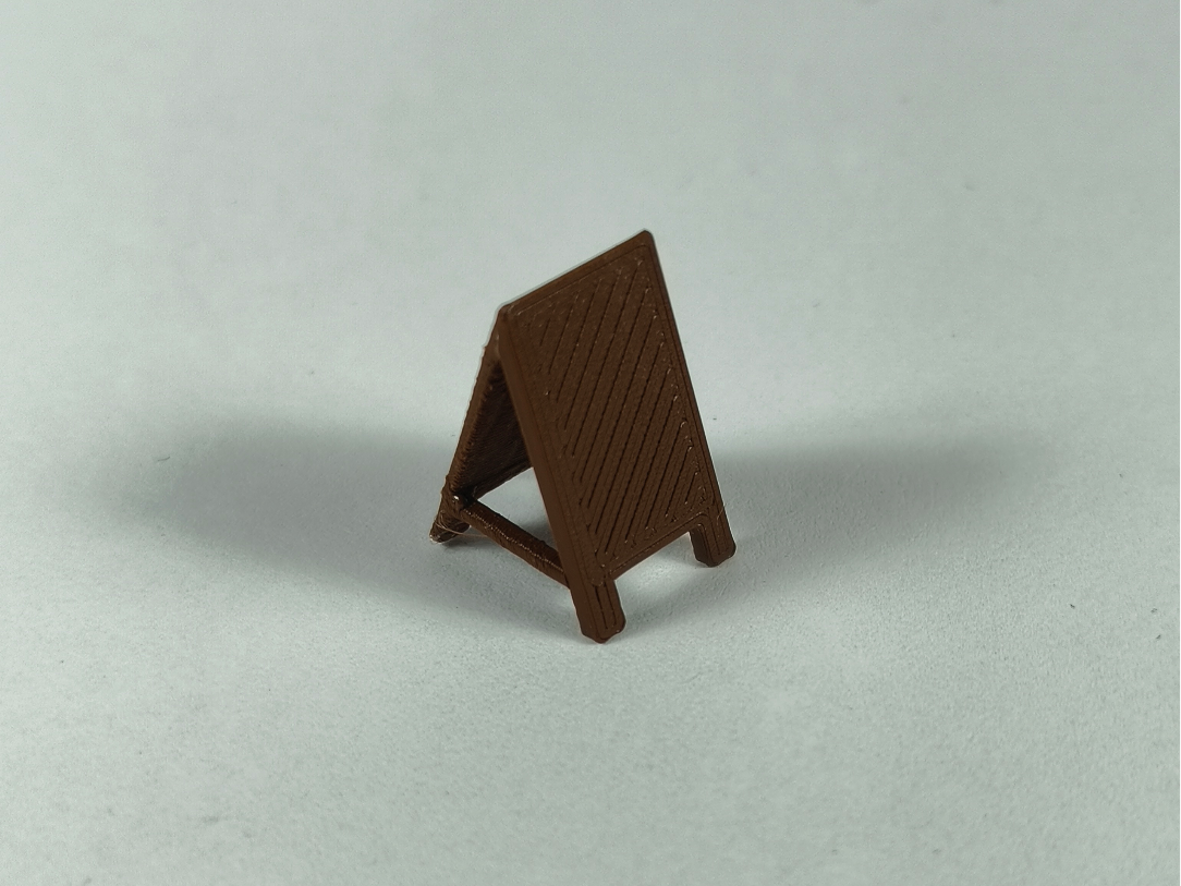H0 Pavement Sign / A-Board (1:87)