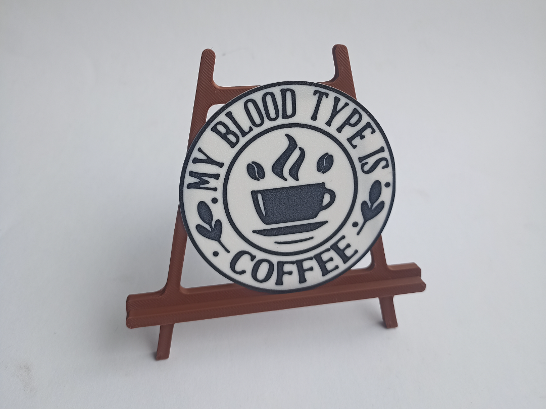 Coffee coaster, My Blood Types