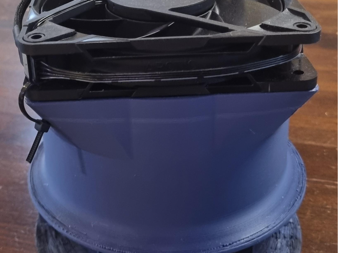 DYSON Sockel fuer 120mm Luefter